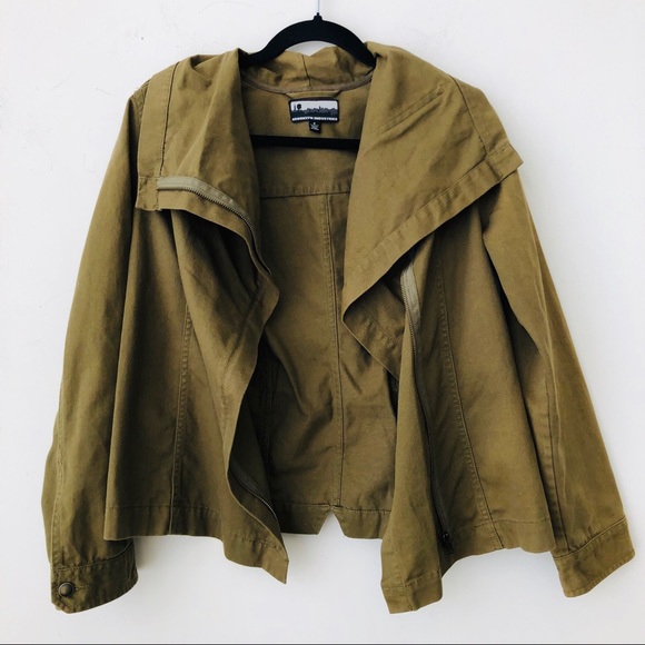 Brooklyn Industries Army Green Canvas Jacket - Picture 2 of 4